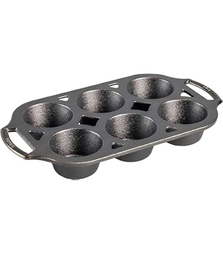 Amazon.co.jp: Lodge Seasoned 鋳鉄製ミニケーキ型 7種類の